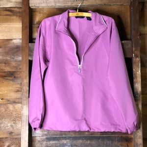 Izod Half Zip Mauve Windbreaker